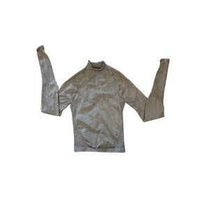 NWOT Grey Free People Good Karma Hi-Neck Layer XS/S